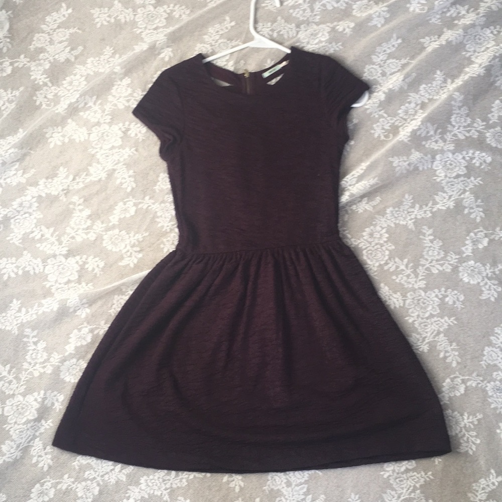 Purple mini dress
